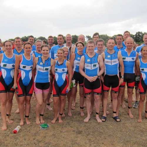 Teilnehmer des Tri-Team beim Rheinstetten Triathlon 2015