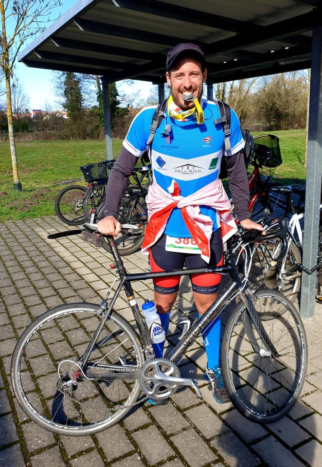 Michael Pellinghoff nach dem Marathon