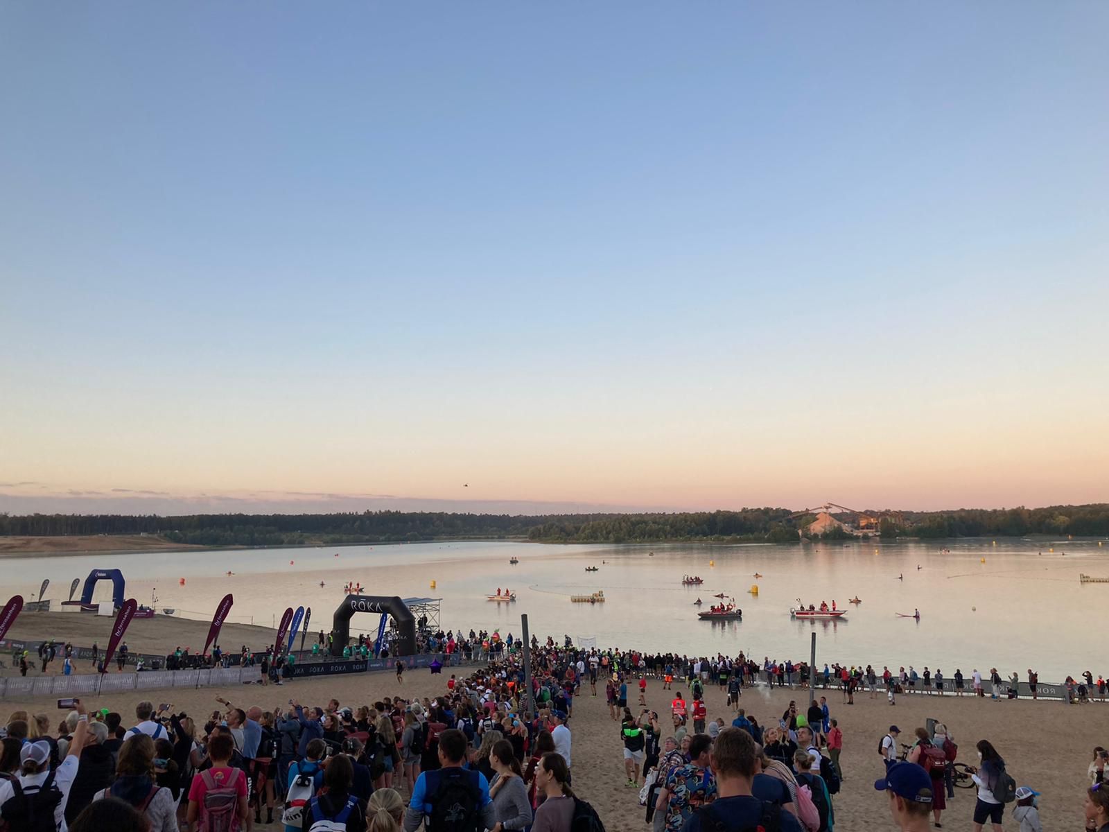 Schwimmstart in Frankfurt am Langener Waldsee
